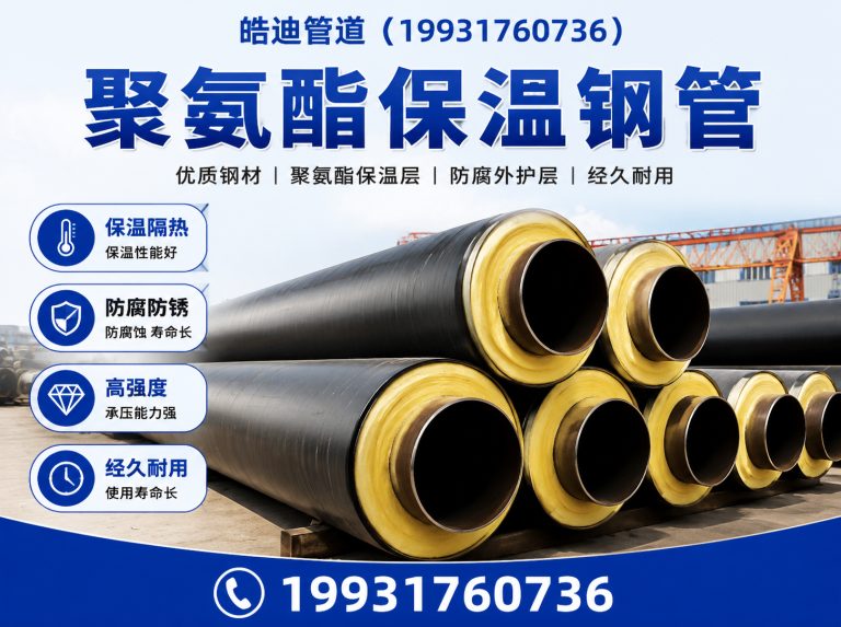 青县聚氨酯保温钢管展示图
